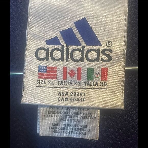 Adidas mens jacket sz XL - Picture 4 of 4